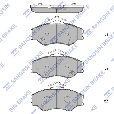 Comprar Pastillas de freno Hyundai H100  P