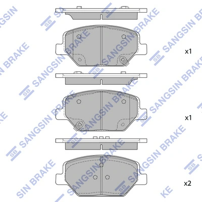 Comprar 1711166 General Motors Pastillas delanteras de freno