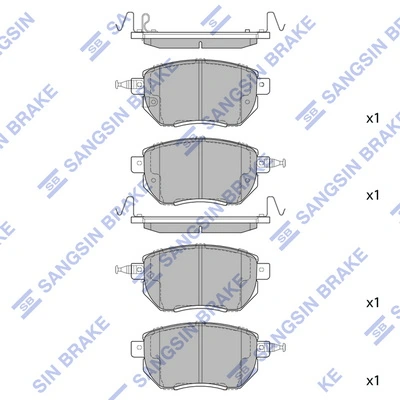 Pastillas de freno delanteras Nissan Altima L31