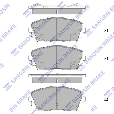 Pastillas delanteras para KIA Picanto II TA