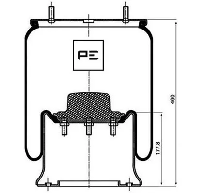 Bolsa neumática del eje Blacktech RML75139C2 precio, desde 67,26 EUR