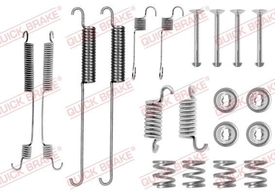 Juego de montaje, zapatas de freno traseras Ford Escort  (AVA)