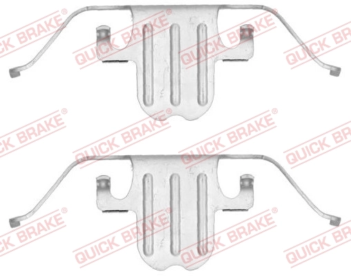 Comprar Juego de resortes de sujeción de pastillas de freno delanteras BMW 1  E81 a bajo precio