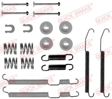 Kit de montaje de zapatas de freno traseras para Subaru Forester S11, SG