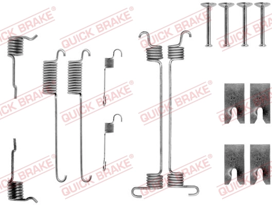 Kit de montaje de zapatas de freno traseras para Ford Mondeo GBP