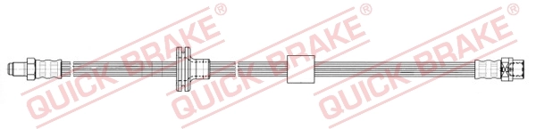 Tubo flexible de frenos delantero para BMW X3  (E83)