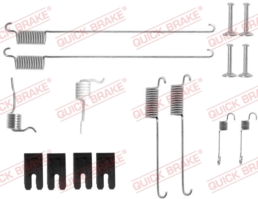 Kit de montaje de zapatas de freno traseras para Land Rover Freelander L314