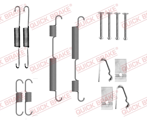 Comprar Kit de montaje de zapatas de freno traseras KIA Rio III UB a bajo precio