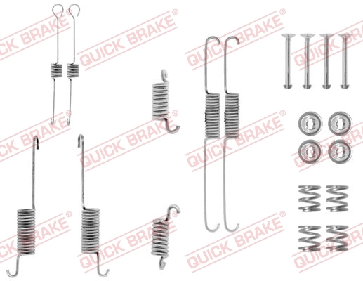 Juego de montaje, zapatas de freno traseras para Ford Sierra  (BNG)