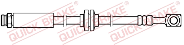 Latiguillos de freno delantero V402207 VEMO/Vaico