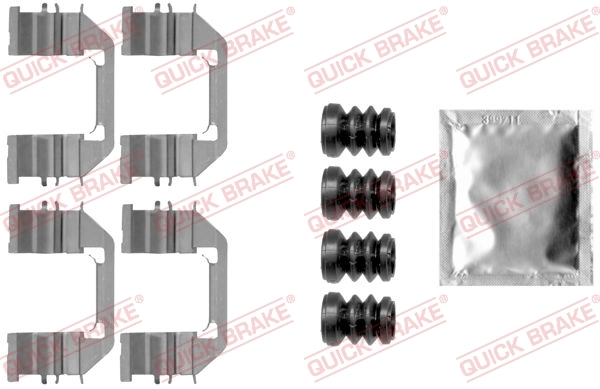 Comprar Juego de resortes de sujeción de pastillas de freno delanteras Chevrolet Aveo  T300 a bajo precio