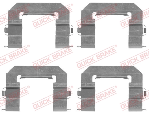 Comprar Juego de resortes de sujeción de pastillas de freno delanteras Chevrolet Captiva I C100 a bajo precio