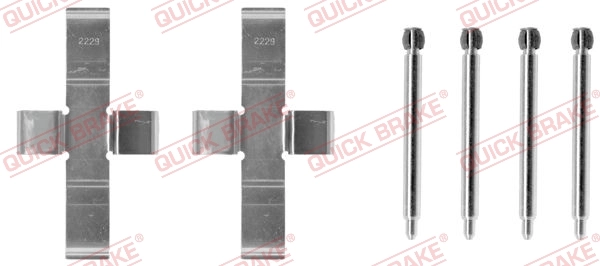 Juego de resortes de sujeción de pastillas de freno delanteras para Mercedes E W123