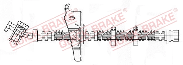 Tubo flexible de frenos delantero para Land Rover Discovery I (LG, LJ)