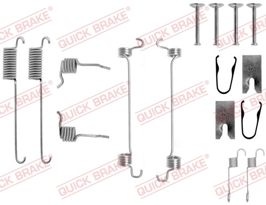 Comprar Kit de montaje de zapatas de freno traseras Ford Ka  RBT a bajo precio
