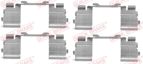 Comprar Juego de resortes de sujeción de pastillas de freno delanteras Fiat Ducato III 250 a bajo precio