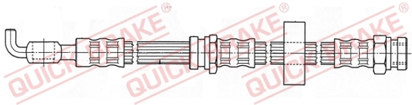 Precio del repuesto Tubo flexible de frenos delantero 323 IV sedán