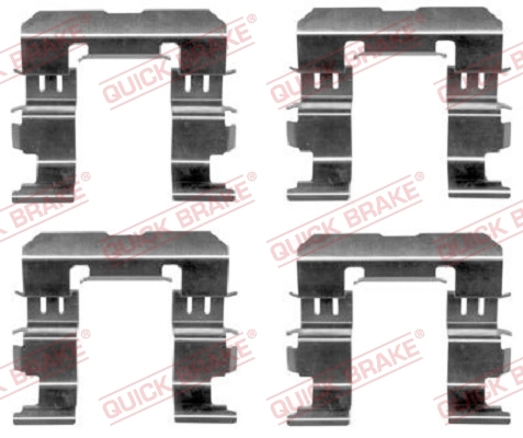 Juego de resortes de sujeción de pastillas de freno delanteras para Suzuki SX4 GY