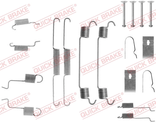 Kit de montaje de zapatas de freno traseras para Mazda 323 BG