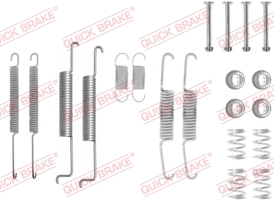 Kit de montaje de zapatas de freno traseras para Audi 100 43
