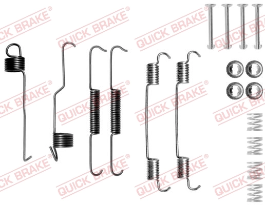 Kit de montaje de zapatas de freno traseras para Fiat Siena 178