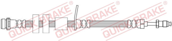 Tubo flexible de frenos delantero para Ford Focus III (CB8)
