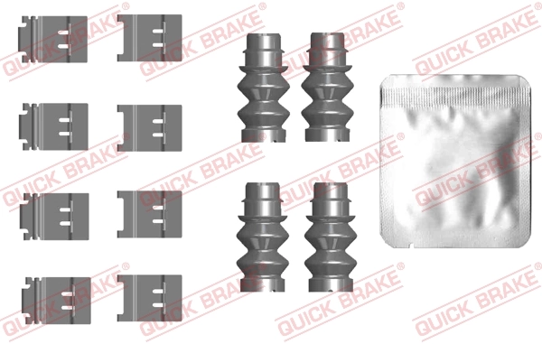 Comprar Juego de resortes de sujeción de pastillas de freno delanteras Peugeot 3008 MC, MR, MJ, M4 a bajo precio