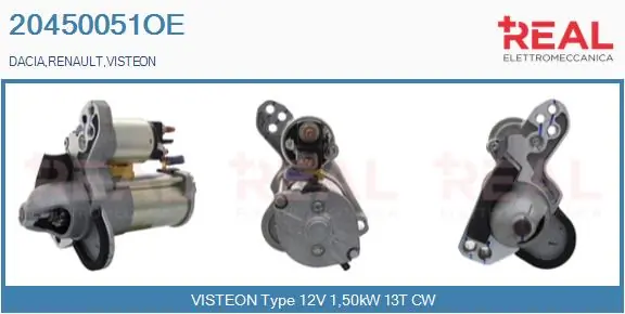 Motor de arranque para Renault Clio B7