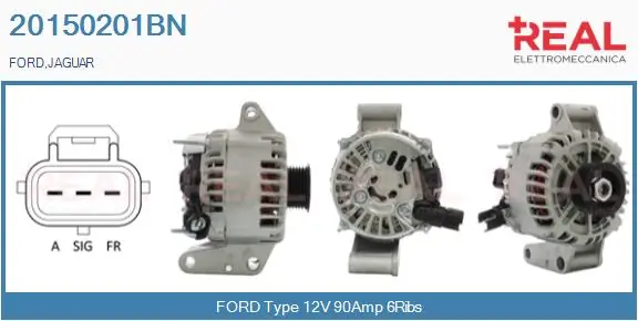 Generador para Ford Mondeo III (B4Y)