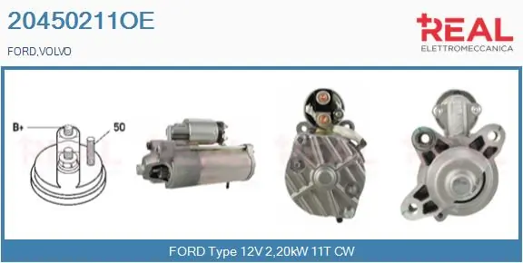 Arrancador para Ford Kuga I (CBV)