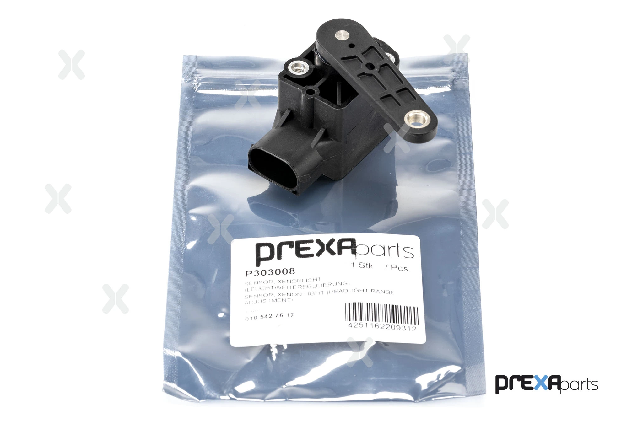 P303008 Prexaparts Sensor de nivel de carrocería delantero derecho