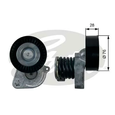 T39207 Gates Tensor de correa de alternador