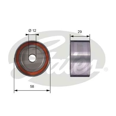 Rodillo intermedio de correa dentada Gates T42025