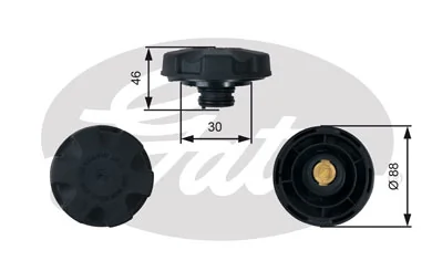 Tapón del radiador de refrigerante para BMW 3  E46