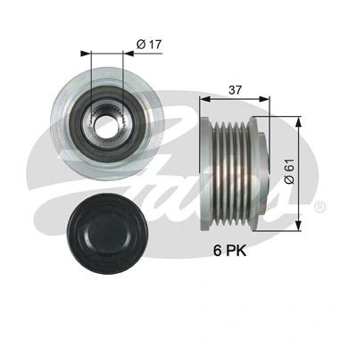 Comprar Polea alternador Chevrolet Captiva II C140