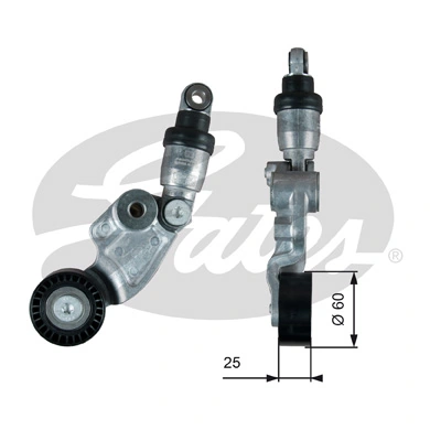 T39388 Gates Tensor de correa de alternador