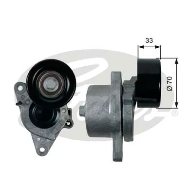 Tensor de correa de alternador para Nissan Navara NP300 III D40