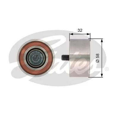 Polea correa distribución KIA Cerato I sedán (LD) (2004 - 2008) precio, desde 16,61 EUR