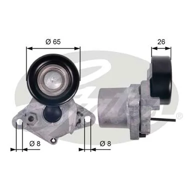 E20309OEM Japan Cars Tensor de correa de alternador