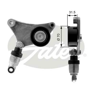 T38216 Gates Tensor de correa de alternador