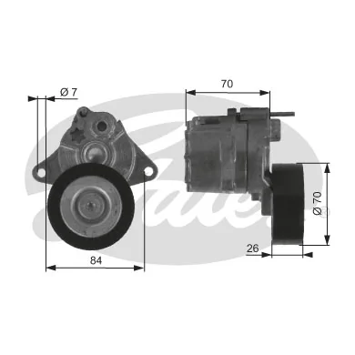 Comprar Tensor de correa poli V Mercedes Sprinter I 2-t 901, 902