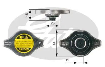 Tapa de radiador para Toyota Corolla  E12