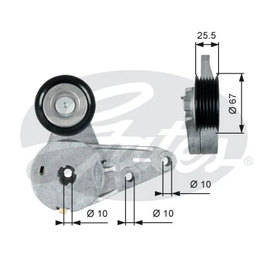 Comprar Tensor de correa poli V Ford S-Max  CDR