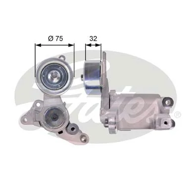 Tensor de correa de alternador para Toyota Hilux  KUN25