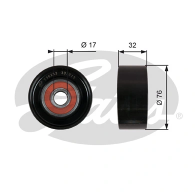Polea tensora para Hyundai H-1 STAREX Starex 