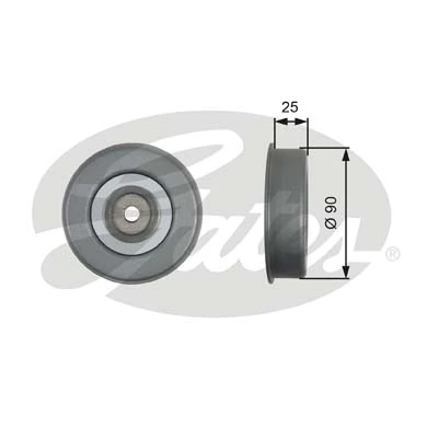 Polea tensora para Mitsubishi Pajero I L04G, L14G