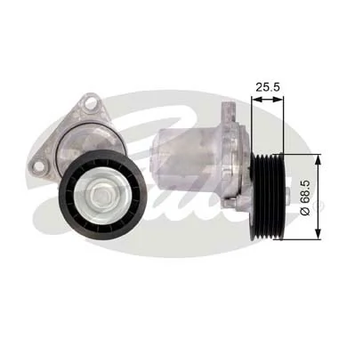 T39074 Gates Tensor de correa de alternador