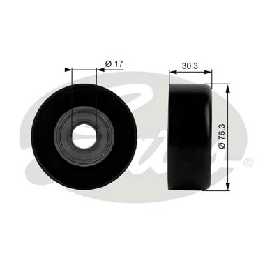 Comprar T38006 Gates Polea tensora, correa poli V