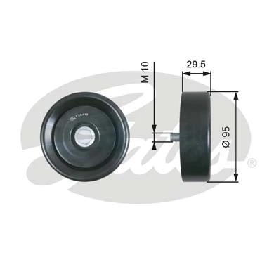 Comprar T36419 Gates Polea inversión/guía, correa poli V