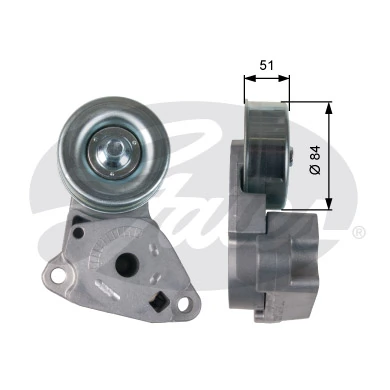 Tensor de correa de alternador para Mitsubishi Pajero SPORT II KH